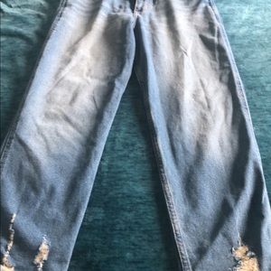 High rise mom jeans